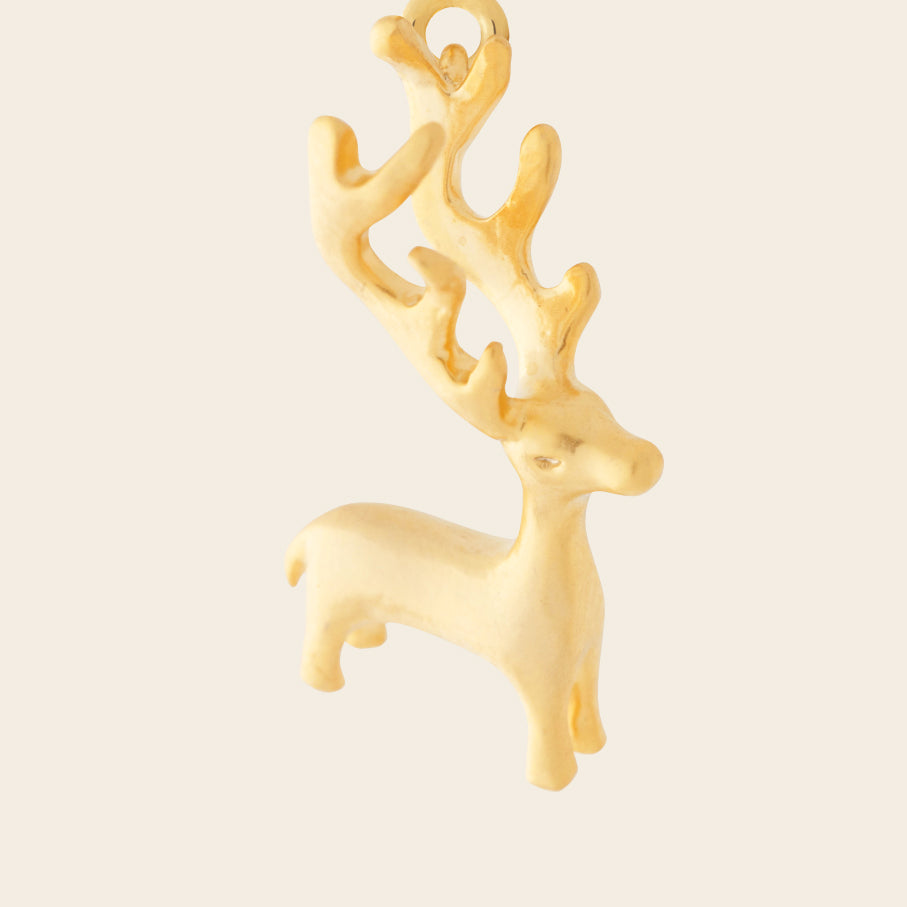 little golden deer charm