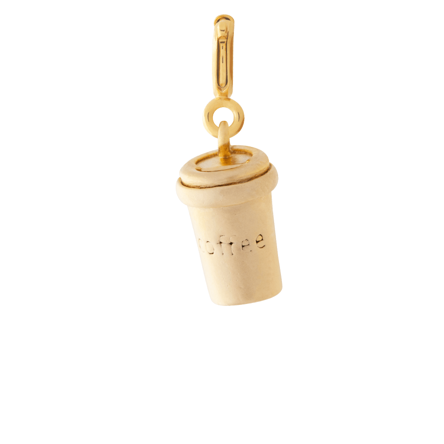 gold charm latte coffee