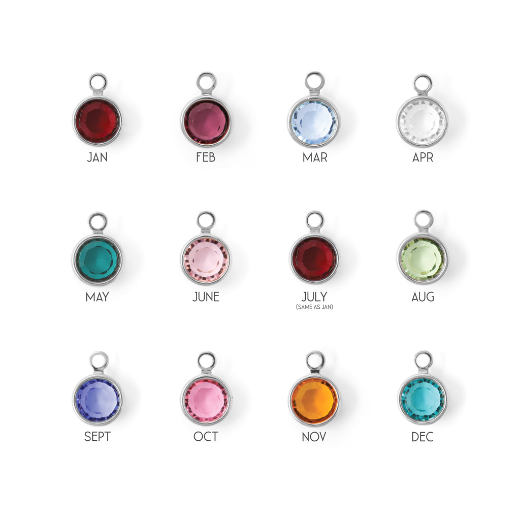 Silver Forever Birthstone Necklace
